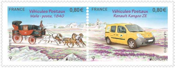 Europa : Les véhicules postaux